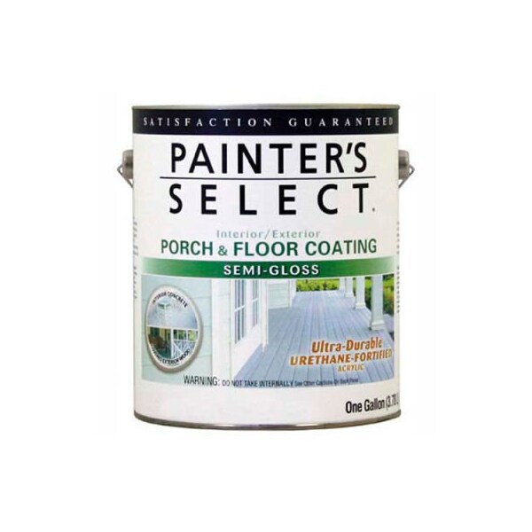 General Paint Painter's Select Urethane Fortified Semi-Gloss Porch & Floor Coating, Medium Gray, Gallon - 106661 - main